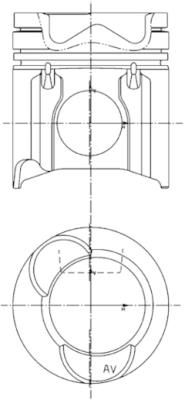 Kolben KOLBENSCHMIDT 99844600