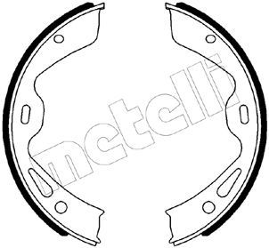 Bremsbackensatz, Feststellbremse METELLI 53-0511