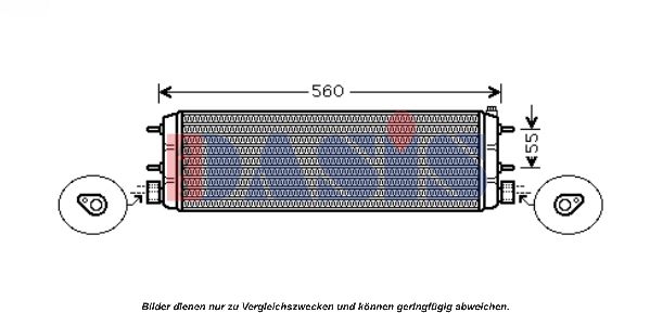 Ölkühler, Motoröl AKS DASIS 136008N