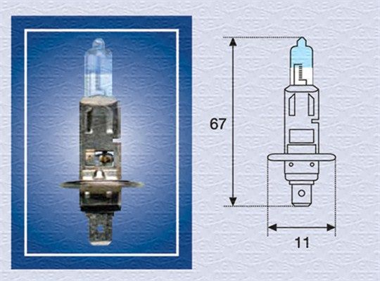 Glühlampe, Fernscheinwerfer MAGNETI MARELLI 002587100000
