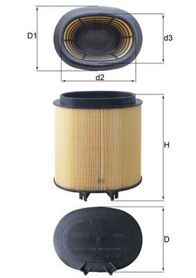 Luftfilter KNECHT LX 2974