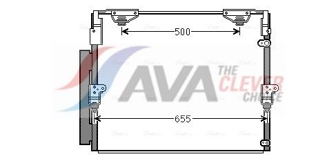 Kondensator, Klimaanlage AVA QUALITY COOLING TO5560D