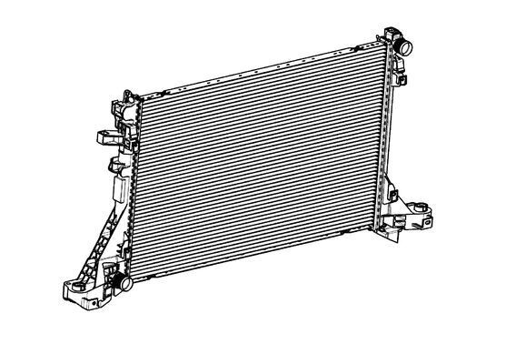 Kühler, Motorkühlung MAHLE CR2724000P
