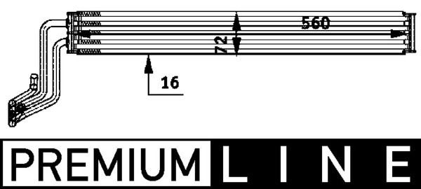 Ölkühler, Lenkung MAHLE clc 48 000p