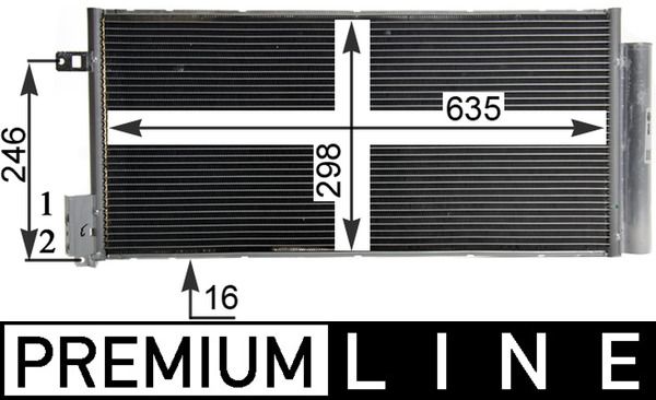 Kondensator, Klimaanlage MAHLE AC505000P