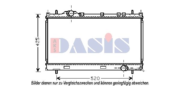 Kühler, Motorkühlung AKS DASIS 520112N