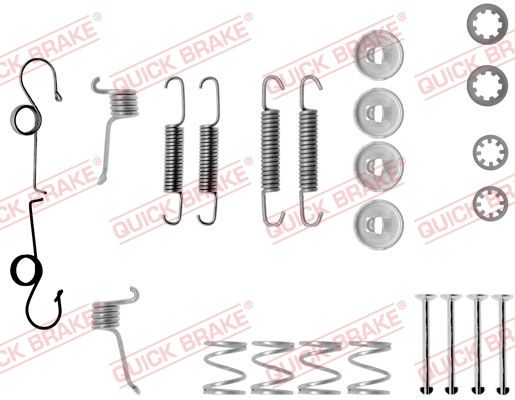 Zubehörsatz, Bremsbacken QUICK BRAKE 105-0511