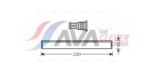 Trockner, Klimaanlage AVA QUALITY COOLING KAD083