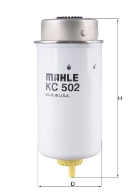 Kraftstofffilter MAHLE KC502