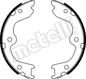 Bremsbackensatz, Feststellbremse METELLI 53-0294