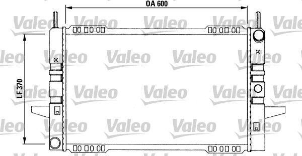 Kühler, Motorkühlung VALEO 730968