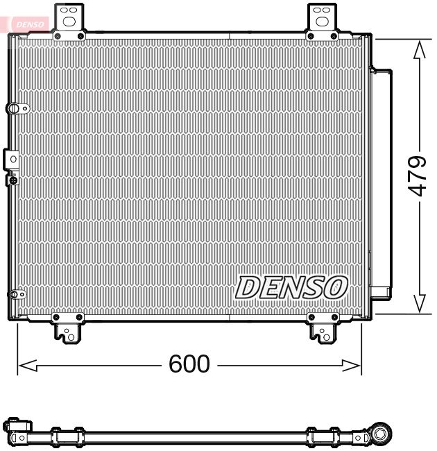 Kondensator, Klimaanlage DENSO DCN50118