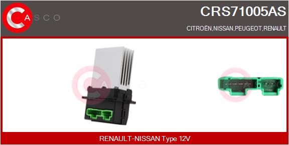 Widerstand Innenraumgebläse Casco CRS71005AS