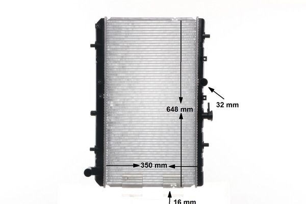Kühler, Motorkühlung MAHLE cr 1302 000s
