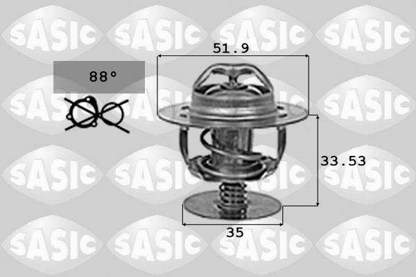 Thermostat, Kühlmittel SASIC 9000719