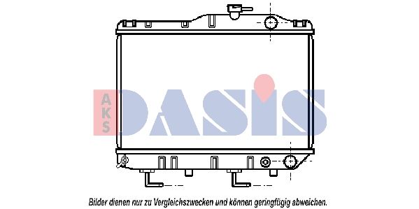 Kühler, Motorkühlung AKS DASIS 210140N