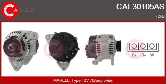Lichtmaschine Generator Casco CAL30105AS