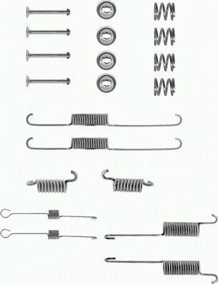 Zubehörsatz, Bremsbacken TEXTAR 97000800