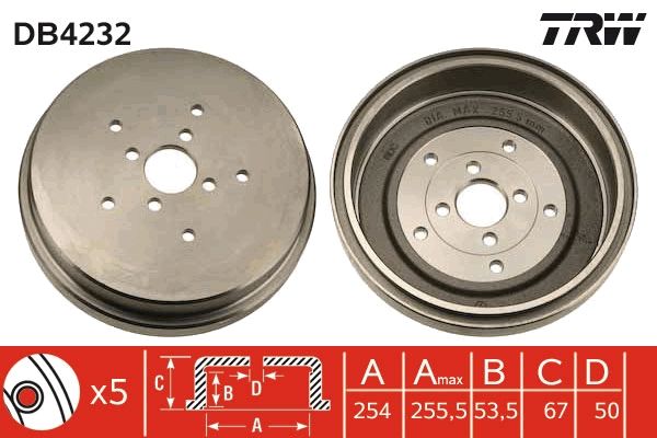 Bremstrommel TRW DB4232