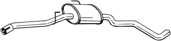 Mittelschalldämpfer BOSAL 282-505