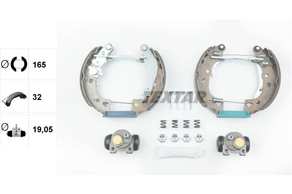 Bremsbackensatz TEXTAR 84038000