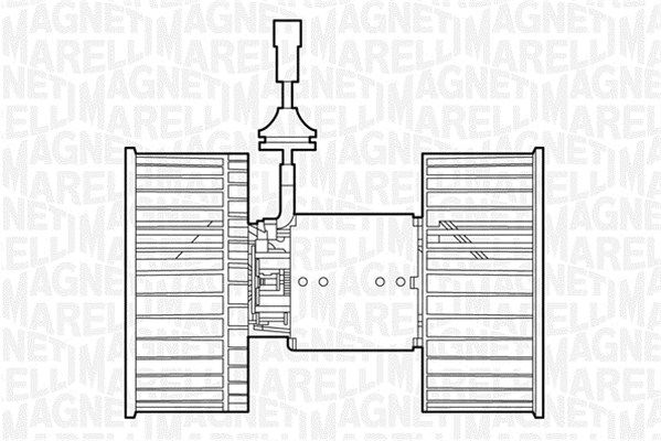 Innenraumgebläse MAGNETI MARELLI 069412534010