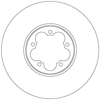Bremsscheibe TRW DF6921S