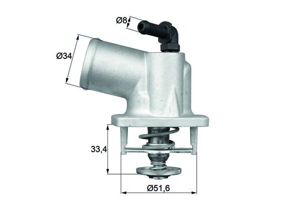 Thermostat, Kühlmittel MAHLE TI5492D