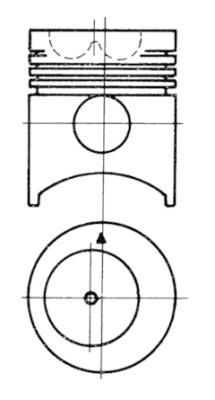 Kolben KOLBENSCHMIDT 91005700