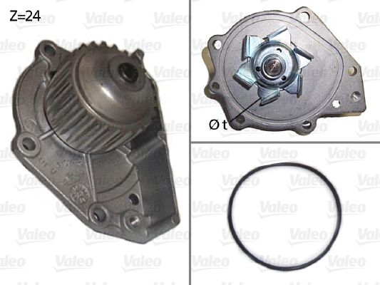 Wasserpumpe, Motorkühlung VALEO 506018