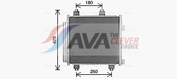 Kondensator, Klimaanlage AVA QUALITY COOLING TO5765D
