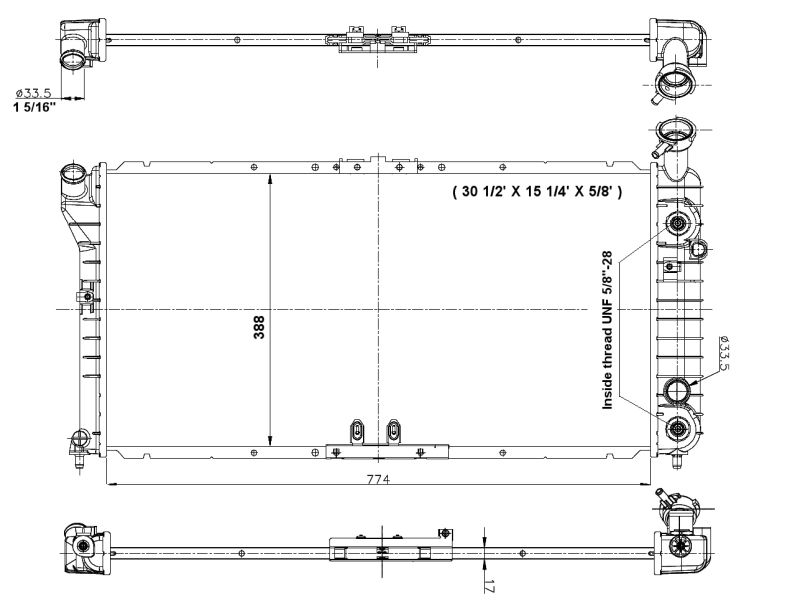 Kühler, Motorkühlung NRF 56001