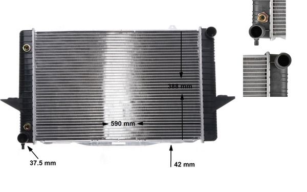 Kühler, Motorkühlung MAHLE CR164000S