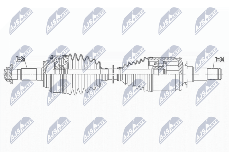 Antriebswelle NTY NPW-TY-147