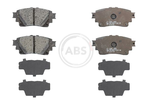 Bremsbelagsatz Bremsbeläge A.B.S. 35400