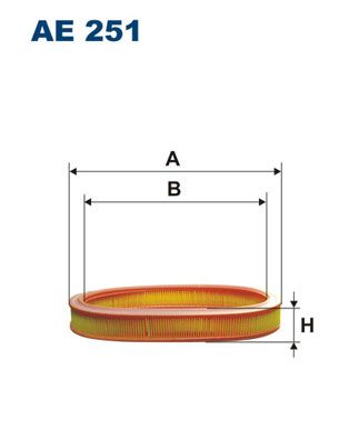 Luftfilter FILTRON AE 251