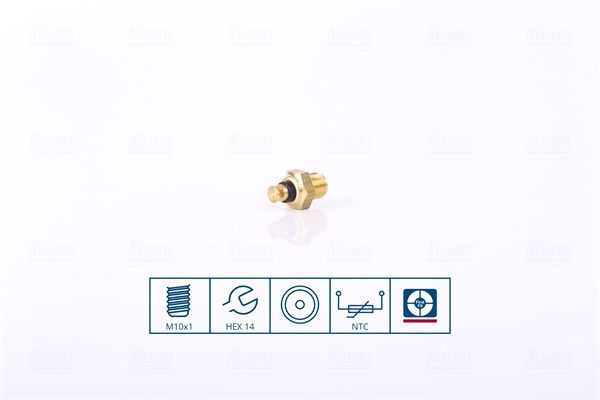 Sensor, Kühlmitteltemperatur NISSENS 207044