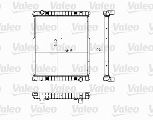 Kühler, Motorkühlung VALEO 733481
