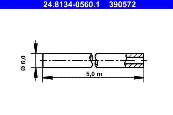 Bremsleitung ATE 24.8134-0560.1