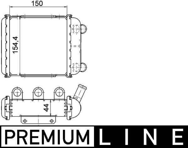 Kühler, Motorkühlung MAHLE CR1399000P