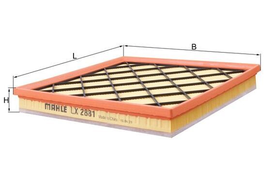 Luftfilter KNECHT LX 2881