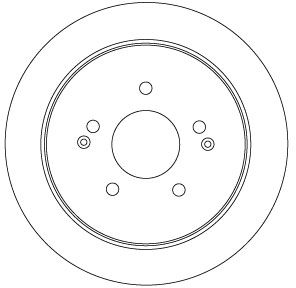Bremsscheibe TRW DF6901