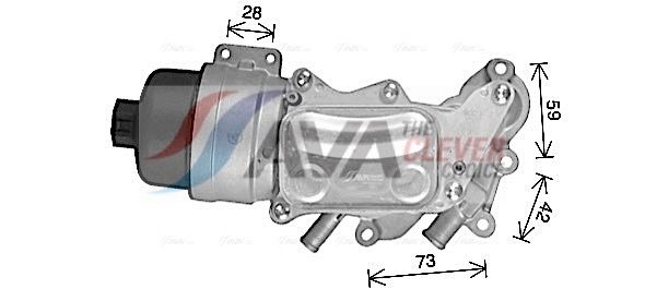 Ölkühler, Motoröl AVA QUALITY COOLING CN3337H