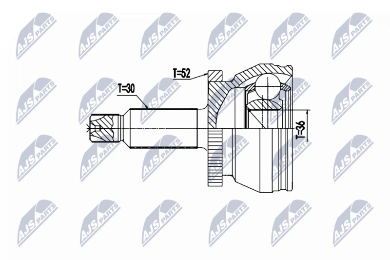 Gelenksatz Antriebswelle NTY NPZ-HY-560