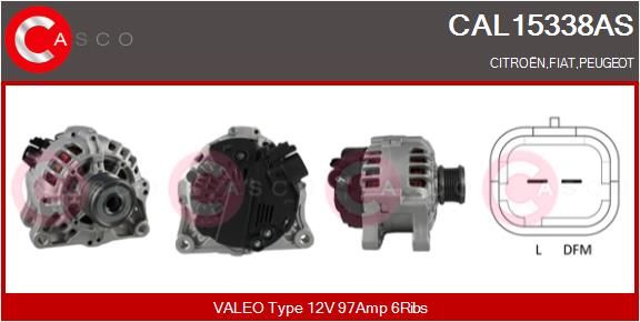 Lichtmaschine Generator Casco CAL15338AS