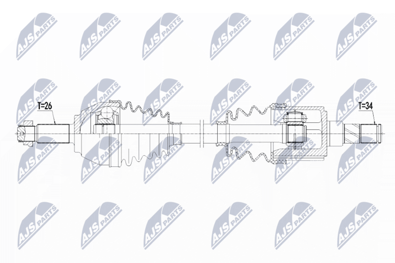 Antriebswelle NTY NPW-BM-125