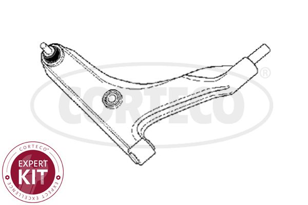 Lenker, Radaufhängung CORTECO 49400718