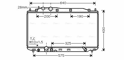 Kühler, Motorkühlung AVA QUALITY COOLING hd2192
