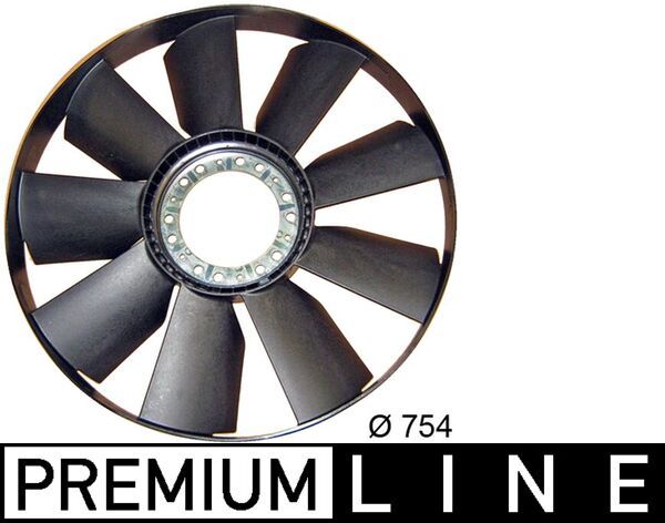 Lüfterrad, Motorkühlung MAHLE CFW42000P
