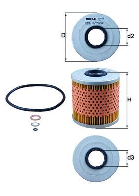 Ölfilter KNECHT OX 91D